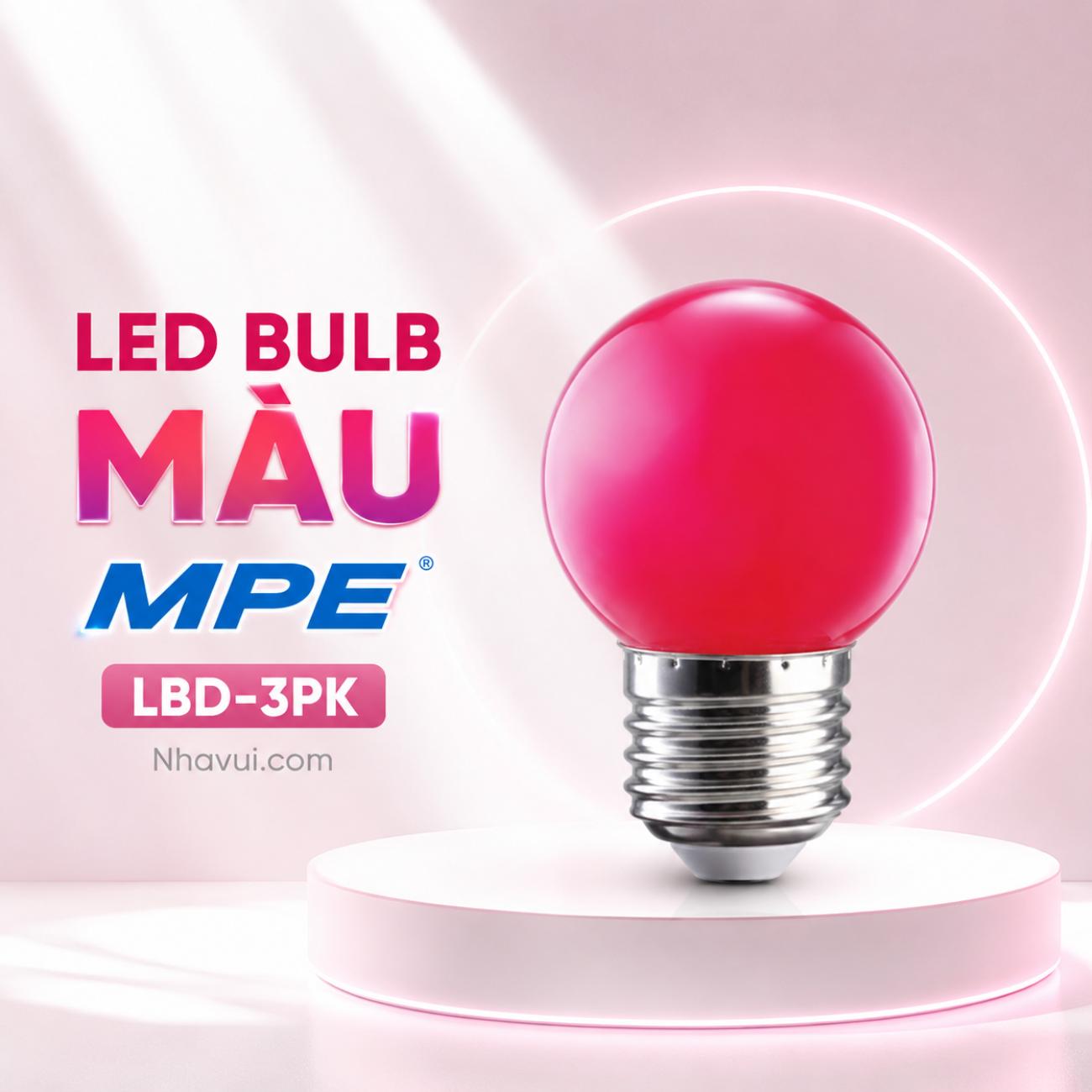 Bóng đèn LED màu MPE Seri LBD